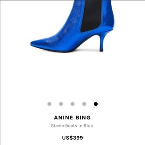 anine bing stevie boots blue